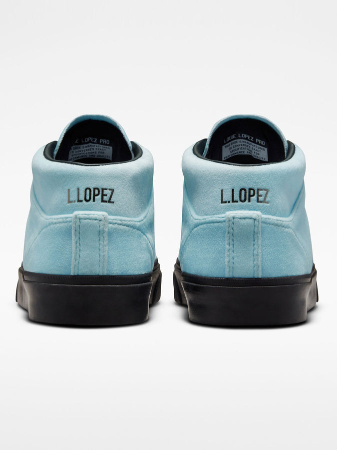 Converse Spring 2023 Louie Lopez Pro Midfa Collab Shoes | CYAN TINT/BLACK