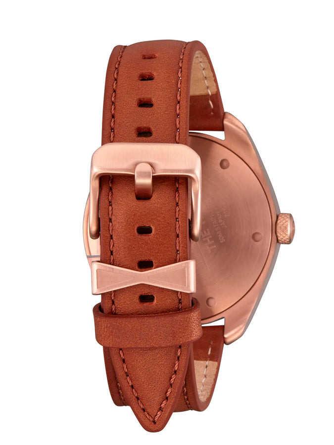 Nixon Thalia Leather Watch | ROSE GOLD/WHITE (1045)