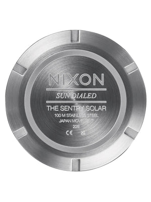 Nixon Sentry Solar Leather Watch