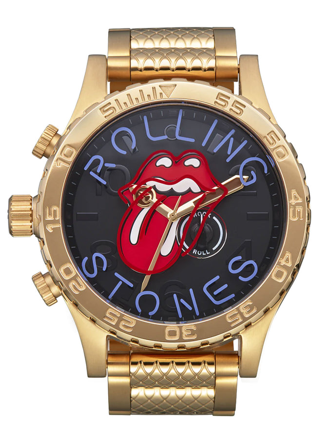 Nixon x Rolling Stones 51-30 Watch | GOLD/BLACK (513)