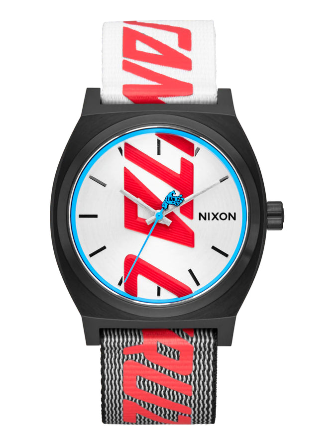 Nixon Time Teller x Santa Cruz Black/Silver Watch | BLACK/SILVER (180)
