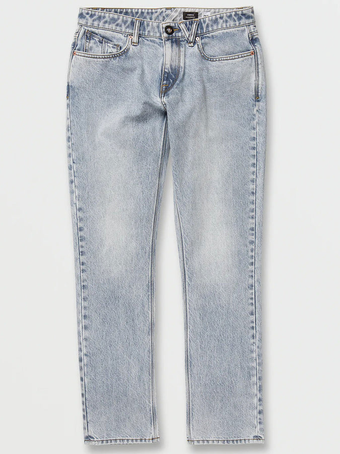 Volcom Spring 2023 Vorta Heavy Worn Faded Slim Jeans | HEAVY WORN FADED (HWR)