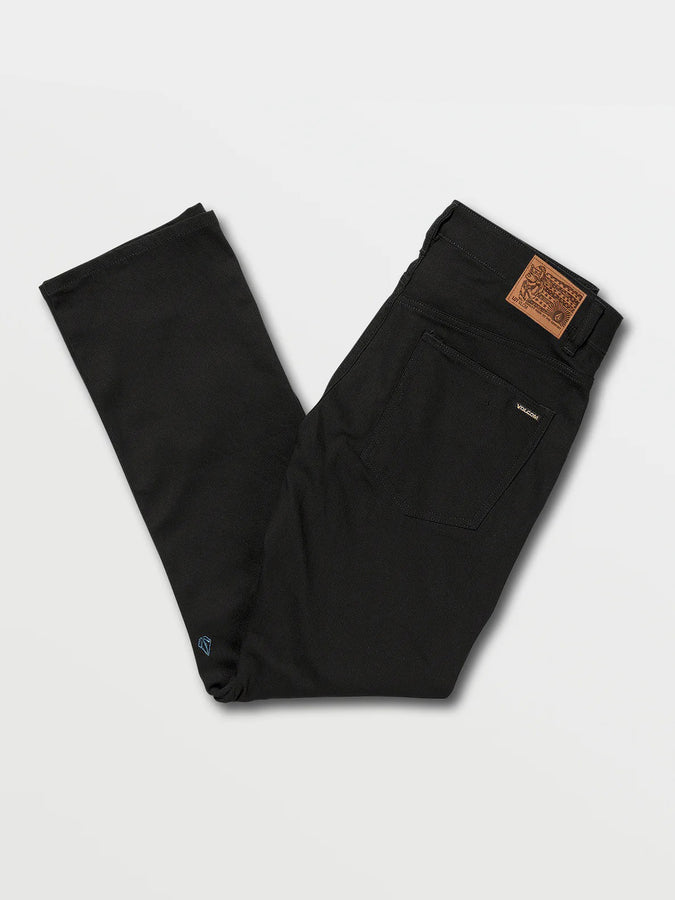 Volcom Solver Black On Black Jeans | BLACK ON BLACK (BKB)