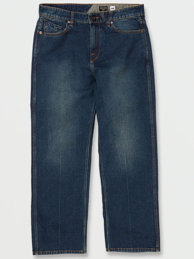 Volcom Spring 2023 Nailer Loose Tapered Jeans | MATURED BLUE (MBL)
