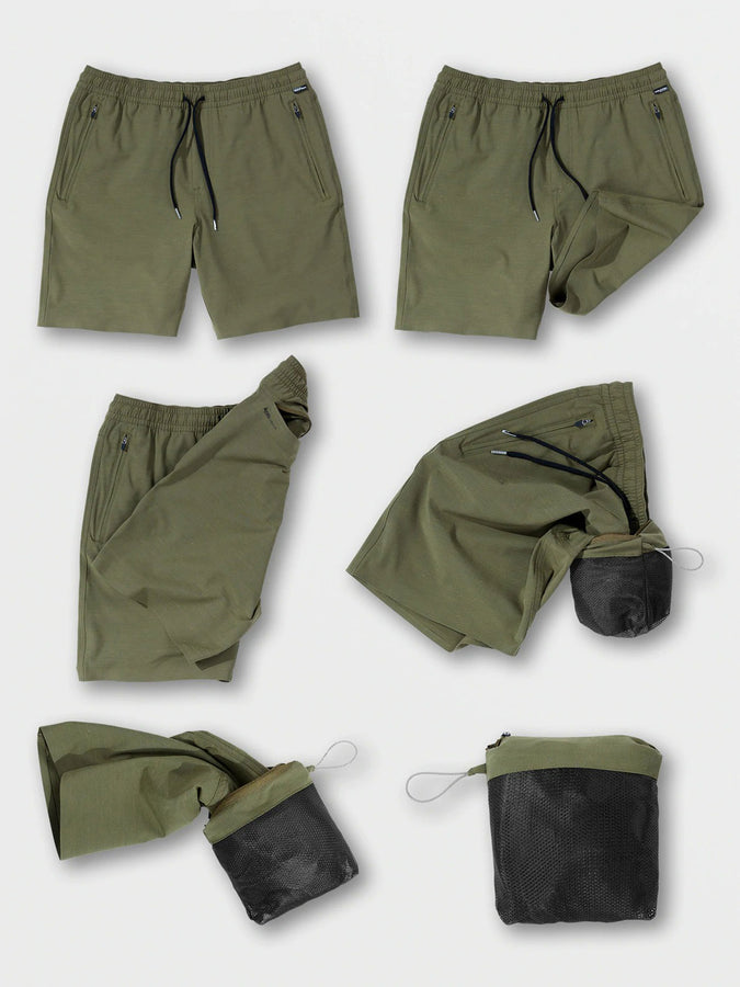 Volcom Wrecpack Hybrid Shorts | MILITARY (MIL)