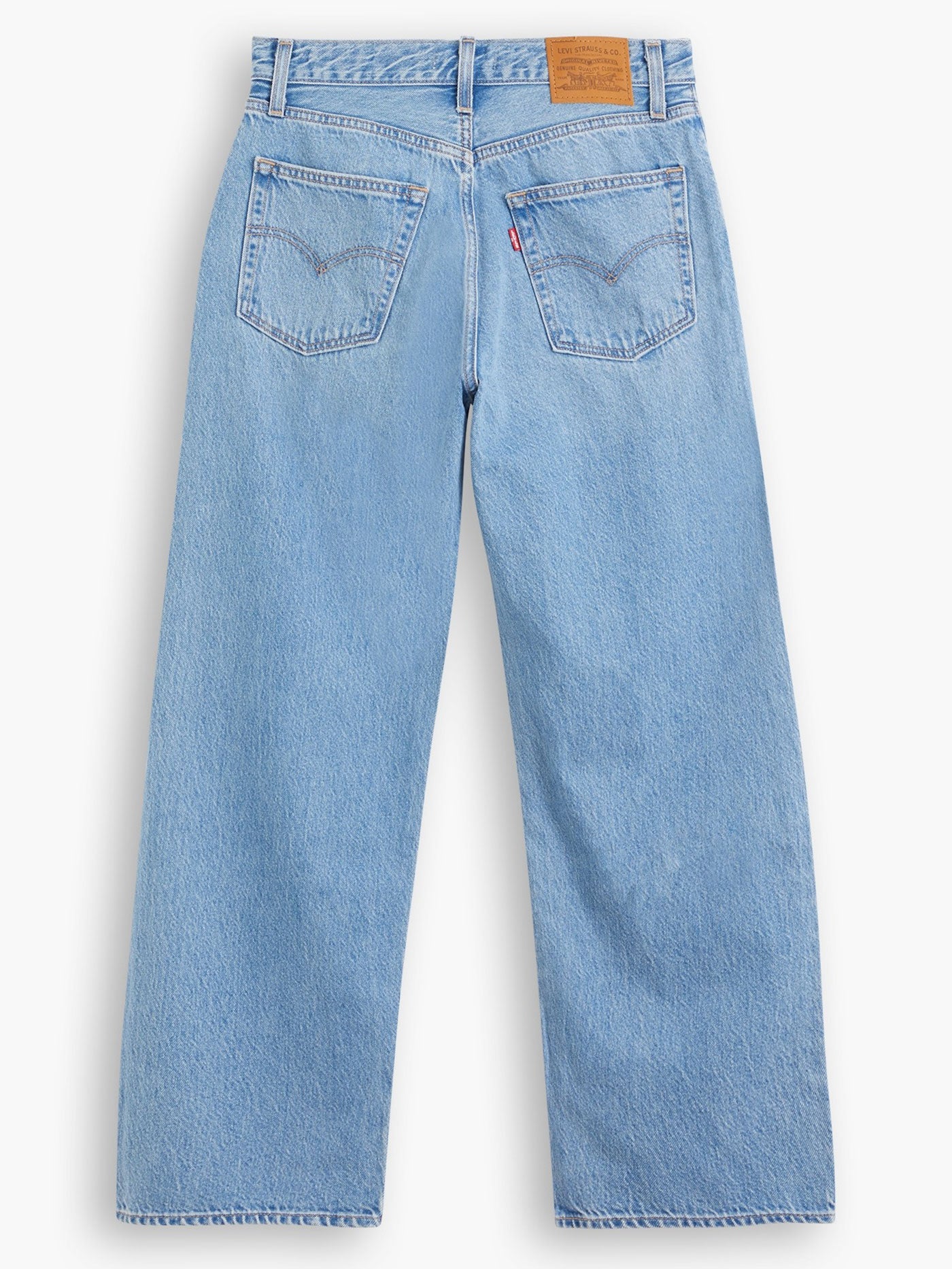 Levis Spring 2023 Baggy Dad Medium Indigo Destructed Jeans