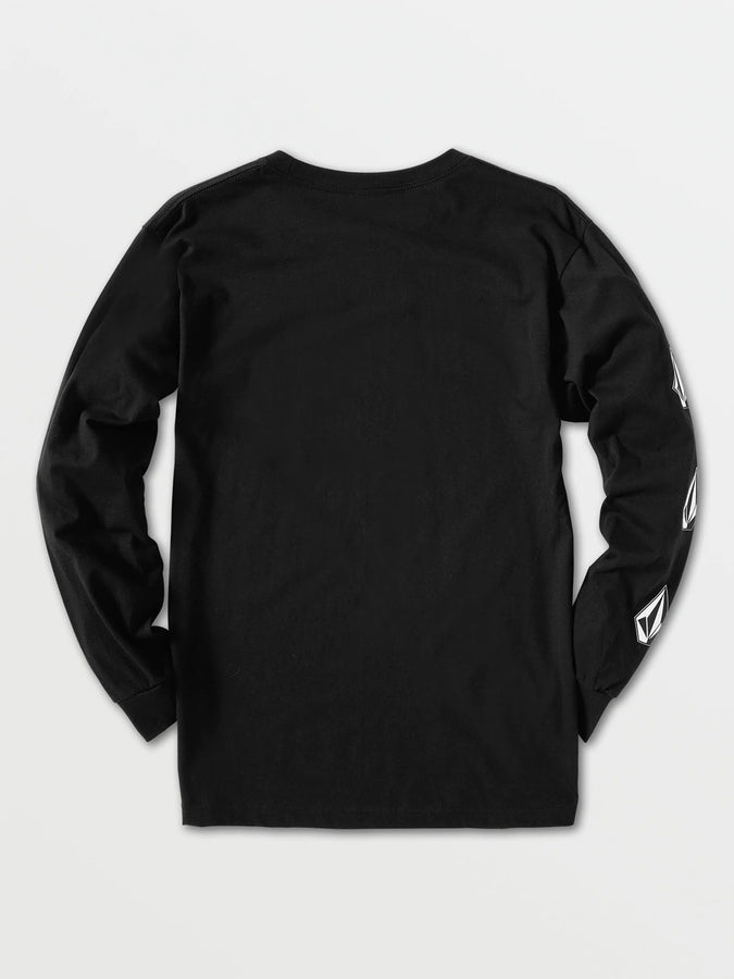 Volcom Iconic Stone Long Sleeve T-Shirt | BLACK (BLK)