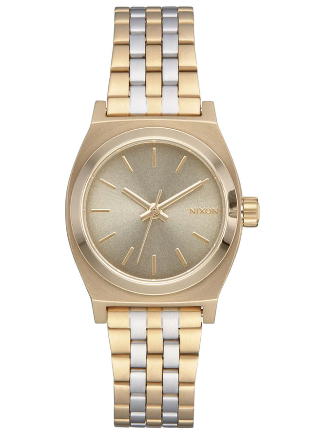 Nixon Small Time Teller Watch | LT GOLD/SILVER/WHT (5104)