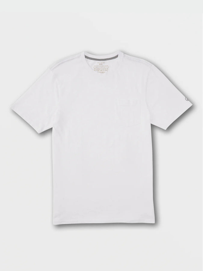 Volcom Solid Pocket T-Shirt | WHITE (WHT)