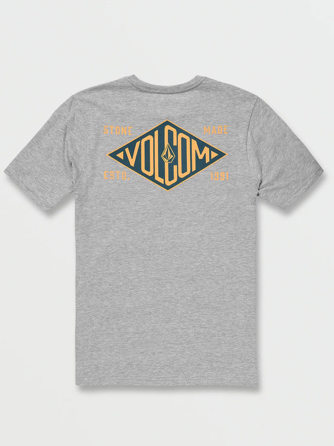 Volcom Spring 2023 Linesman T-Shirt | ASH HEATHER (AHR)