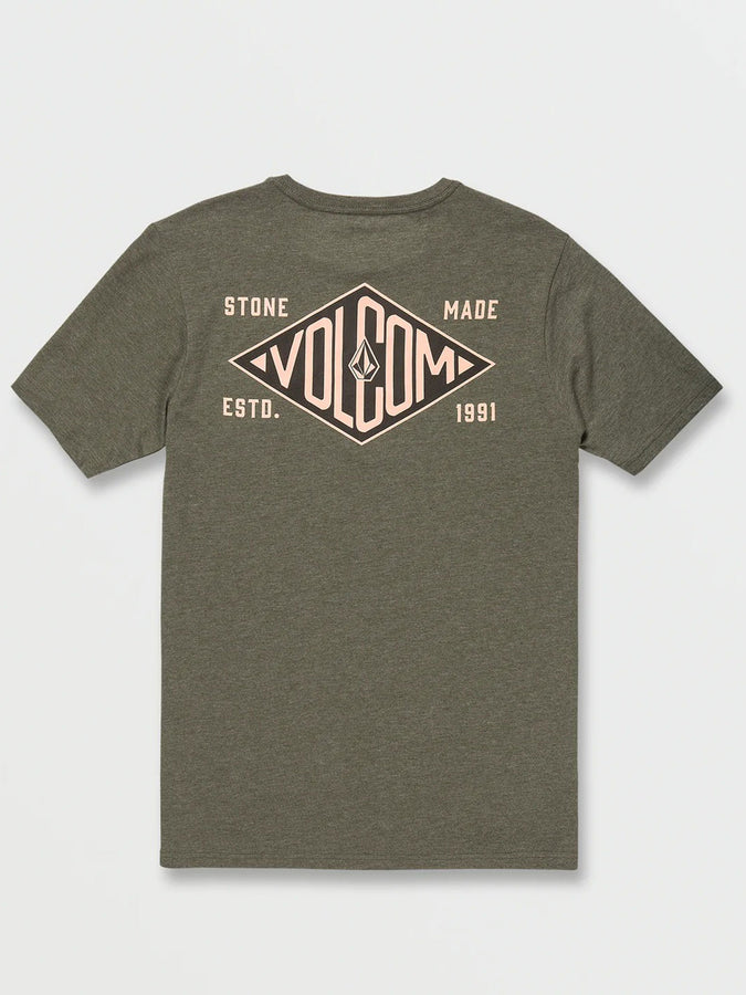 Volcom Spring 2023 Linesman T-Shirt | MARTINI OLIVE (MTO)