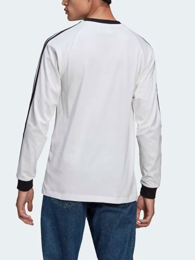 Adidas Adicolor 3 Stripes Long Sleeve T-Shirt | WHITE
