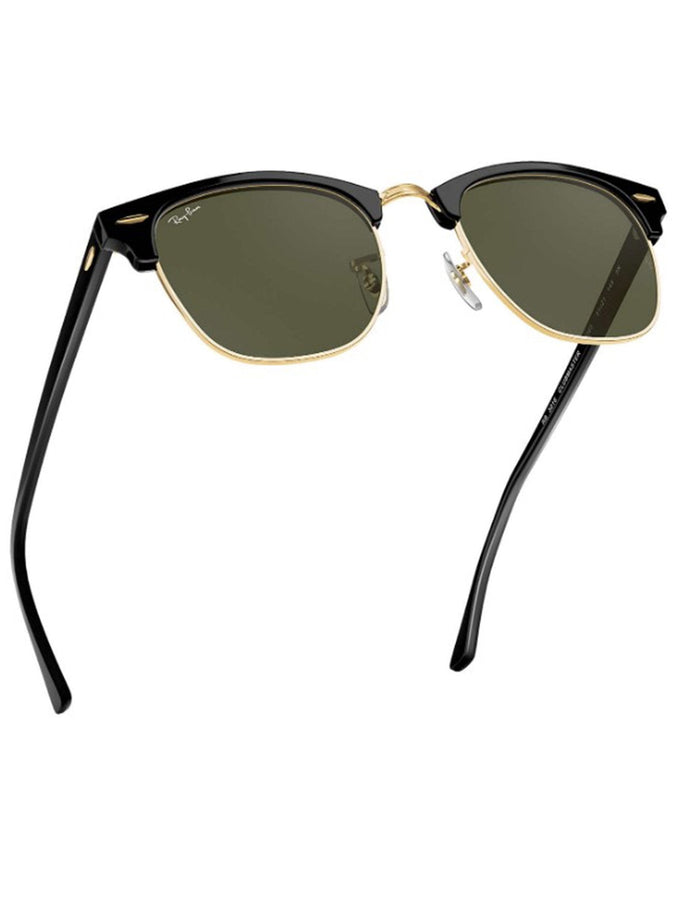 Ray-Ban Clubmaster 51 Sunglasses | BLACK/GREEN CLASSIC