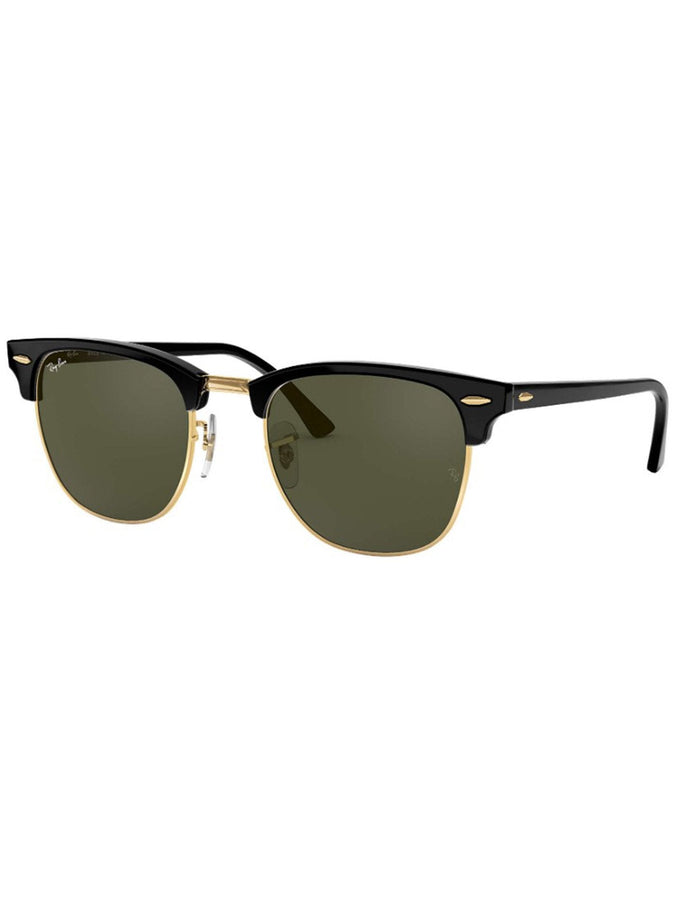 Ray-Ban Clubmaster 51 Sunglasses | BLACK/GREEN CLASSIC