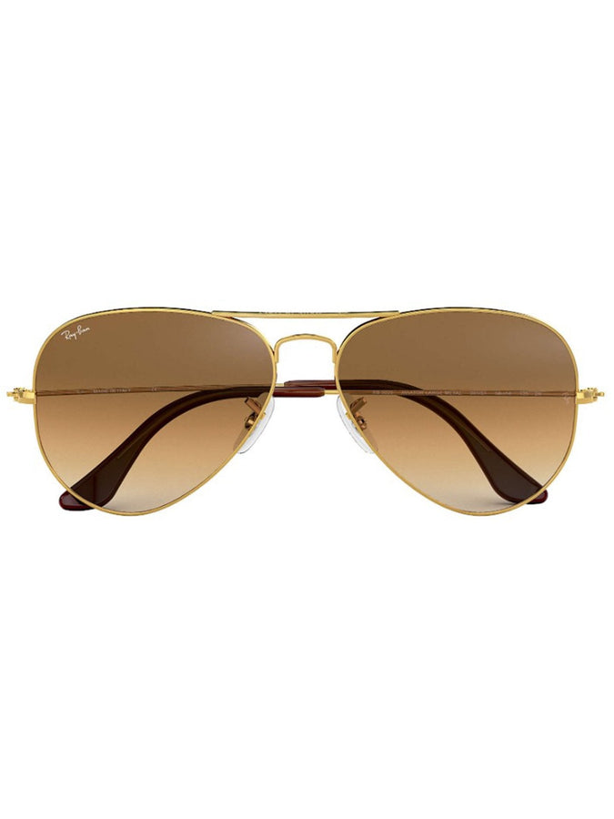 Ray-Ban Aviator Sunglasses | GOLD/LIGHT BROWN GRADIENT