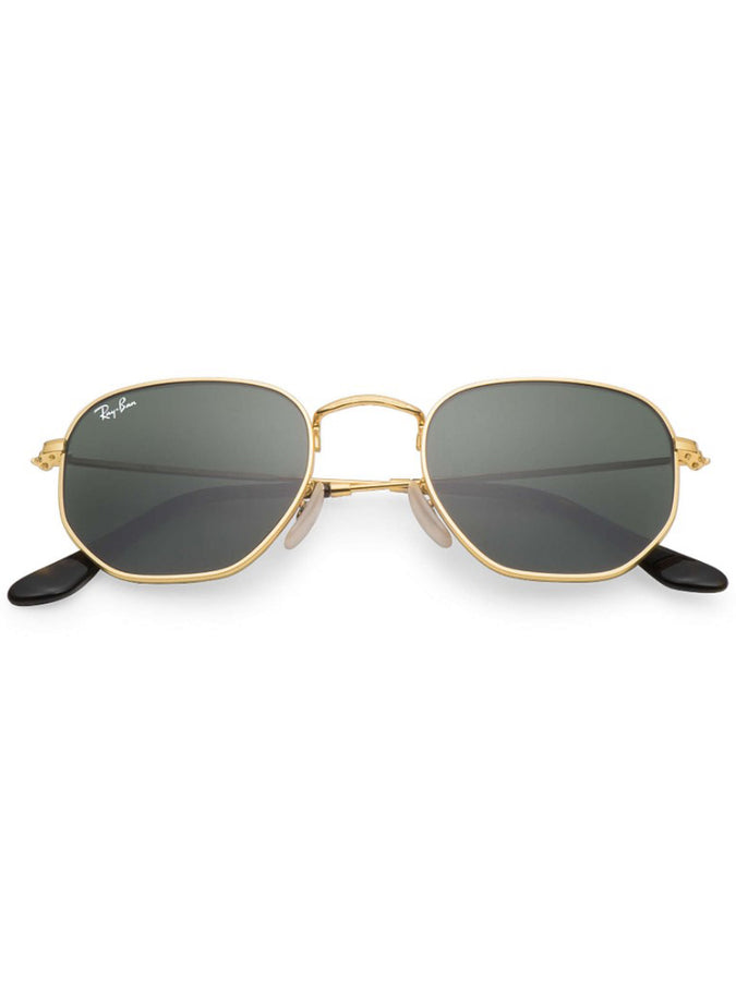 Ray-Ban Hexagonal Sunglasses | GOLD/GREEN CLASSIC