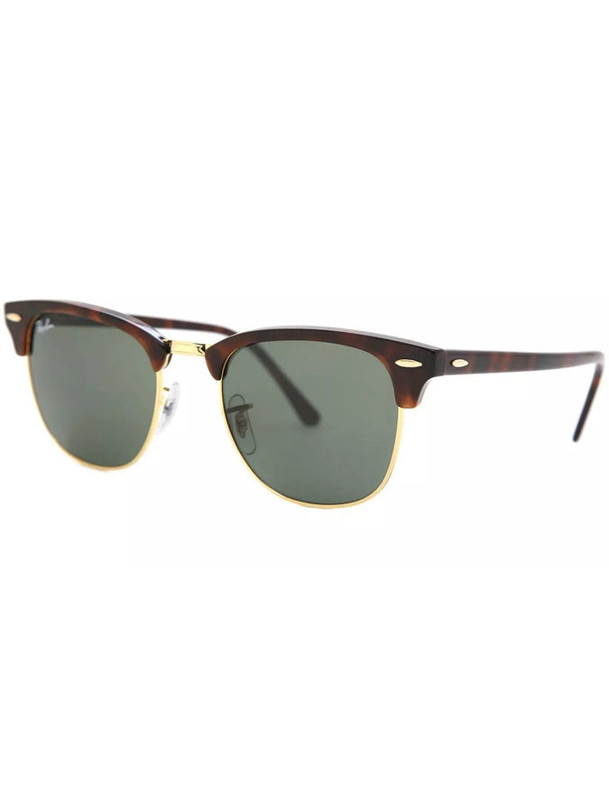 Ray-Ban Clubmaster Sunglasses | TORTOISE/GREEN CLASSIC