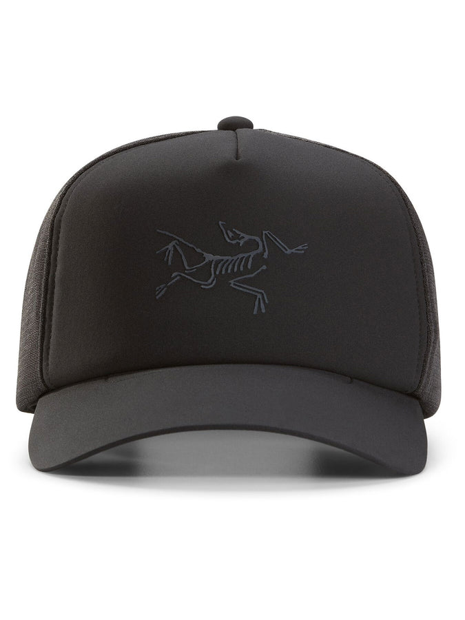 Arcteryx Bird Curved Brim Snapback Trucker Hat | BLACK