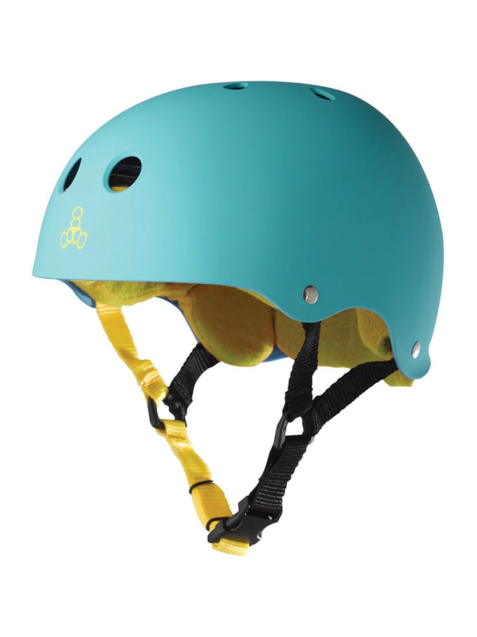 Triple 8 Sweatsaver Rubber Helmet | BAJA TEAL