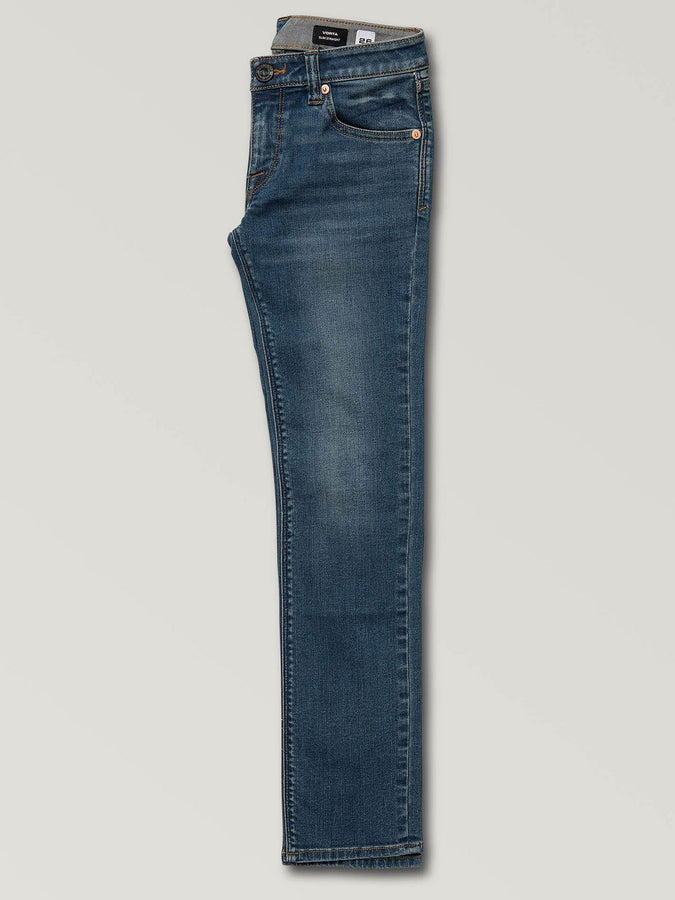 Volcom Vorta Slim Fit Jeans | DUSTY BOWL INDIGO (DBL)