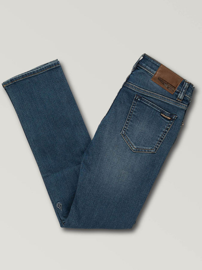Volcom Vorta Slim Fit Jeans | DUSTY BOWL INDIGO (DBL)