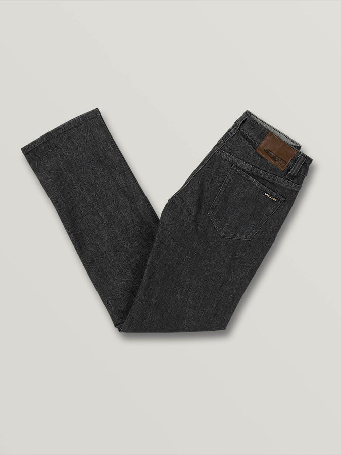 Volcom Vorta Slim Fit Jeans | DARK GREY (DGR)