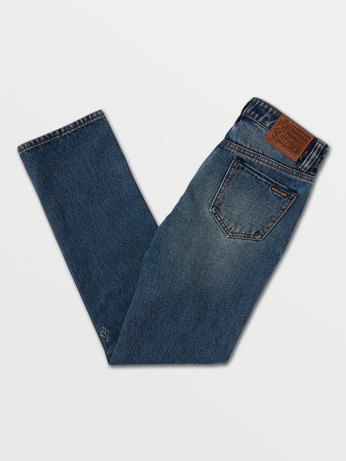 Volcom Vorta Slim Fit Jeans | MIDDLE BROKEN BLUE (MBB)