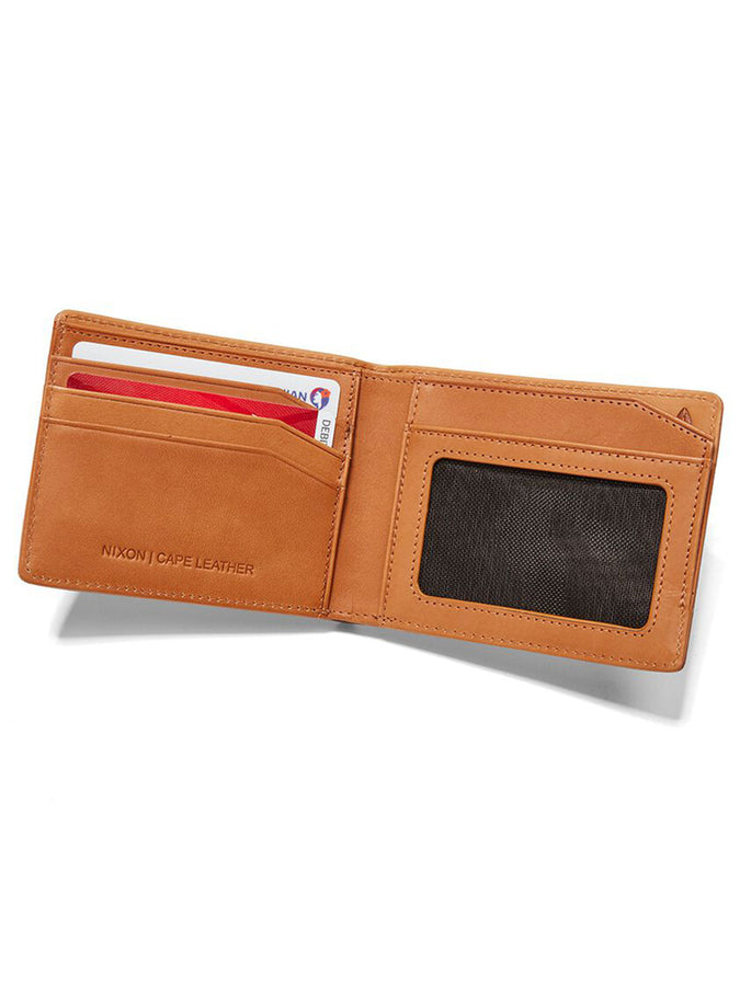 Nixon Cap Leather Wallet | SADDLE (747)