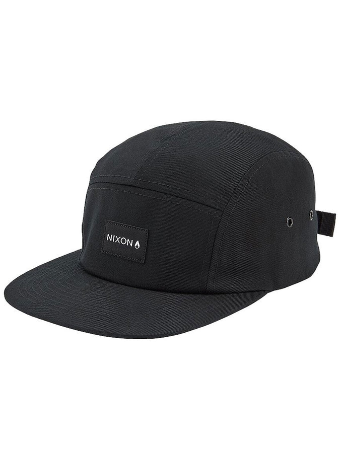 Nixon Mikey 5 Panel Strapback Hat | BLACK (000)