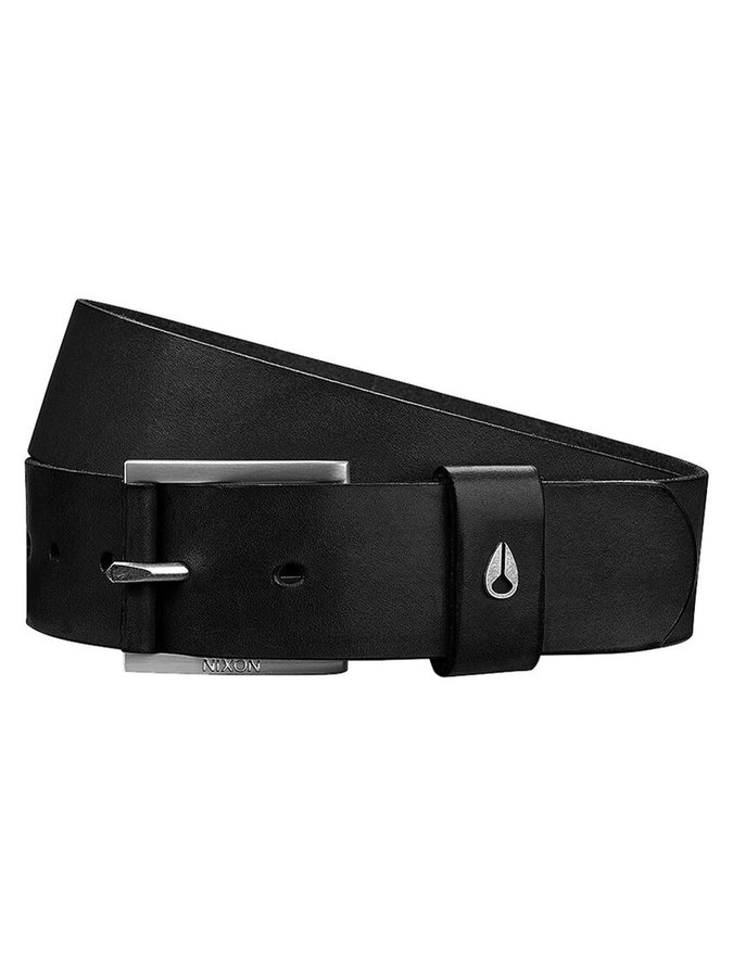 Nixon Americana Leather Belt | BLACK/SILVER (180)