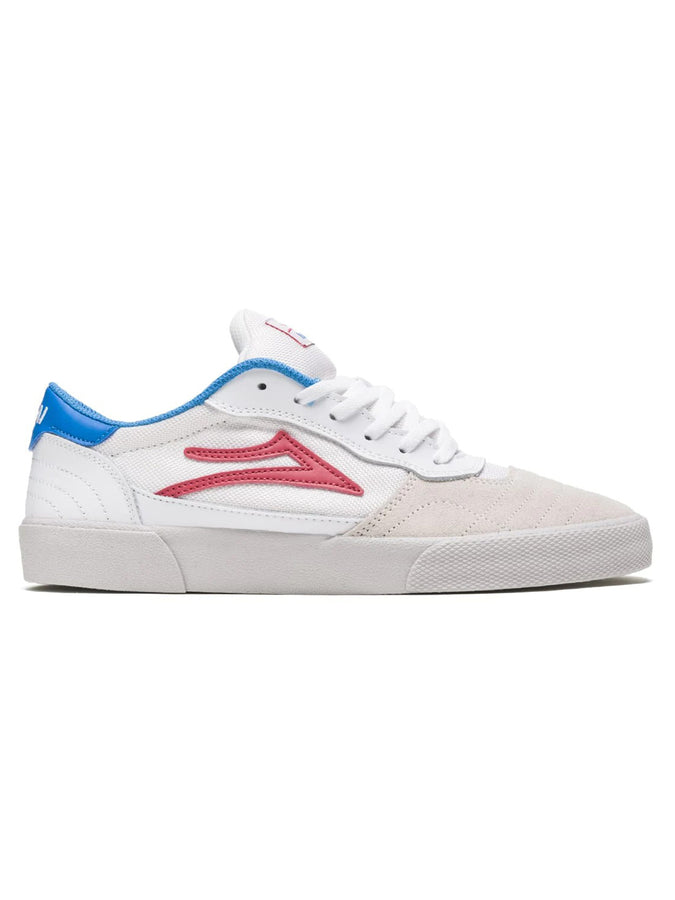 Lakai Summer 2023 Cambridge White/Coral Suede Shoes | WHITE/CORAL SUEDE (WCS)