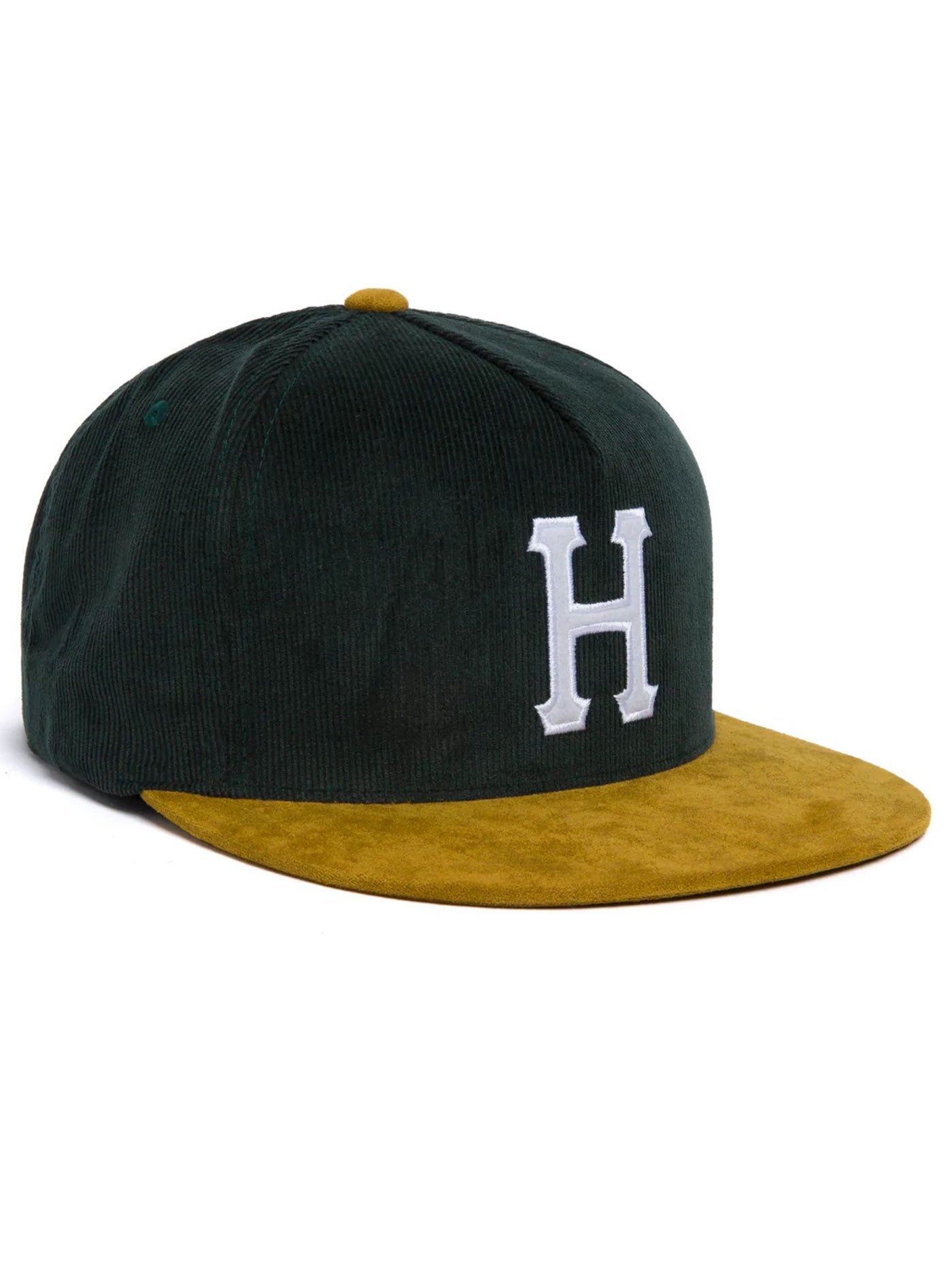 Huf Corduroy Classic H 5 Panel Snapback Hat
