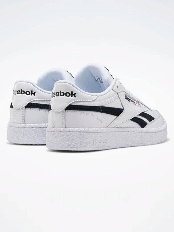 Reebok Spring 2023 Club C Revenge White/White/Black Shoes | WHITE/WHITE/BLACK