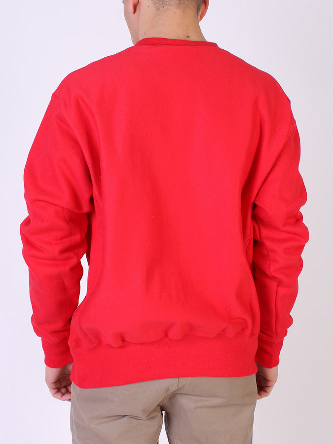 Reverse Weave C Logo Crewneck Sweatshirt | TEAM RED SCARLET (2WC)