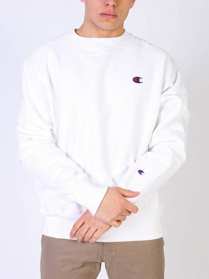 Reverse Weave C Logo Crewneck Sweatshirt | WHITE (WHC)