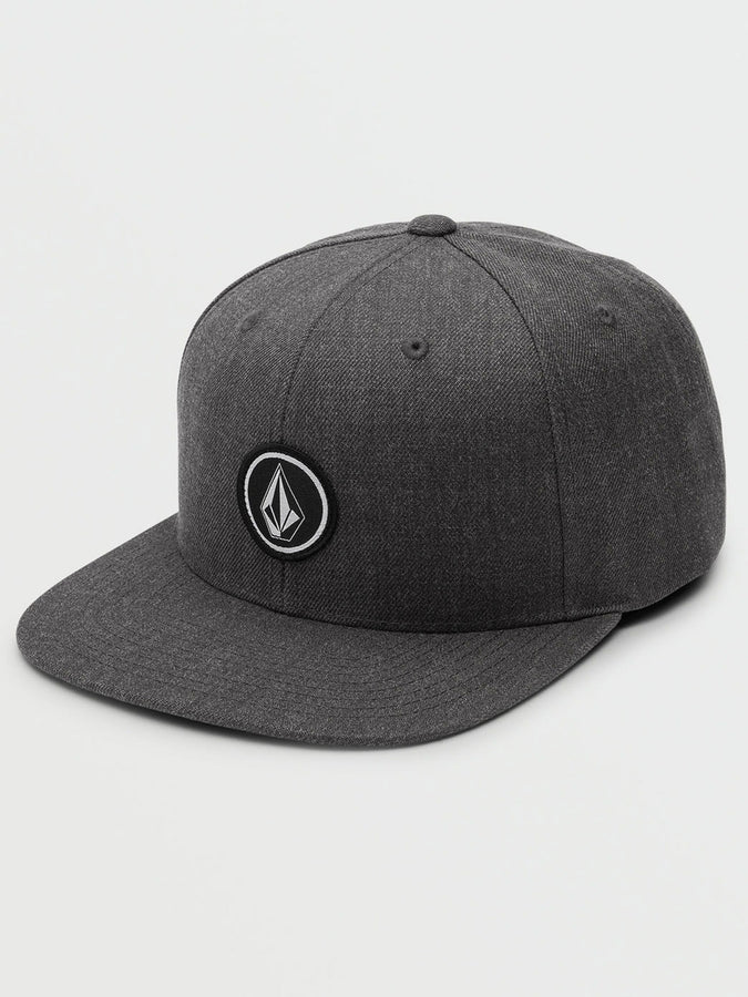 Volcom Quarter Twill Snapback Hat | CHARCOAL HEATHER (CHH)
