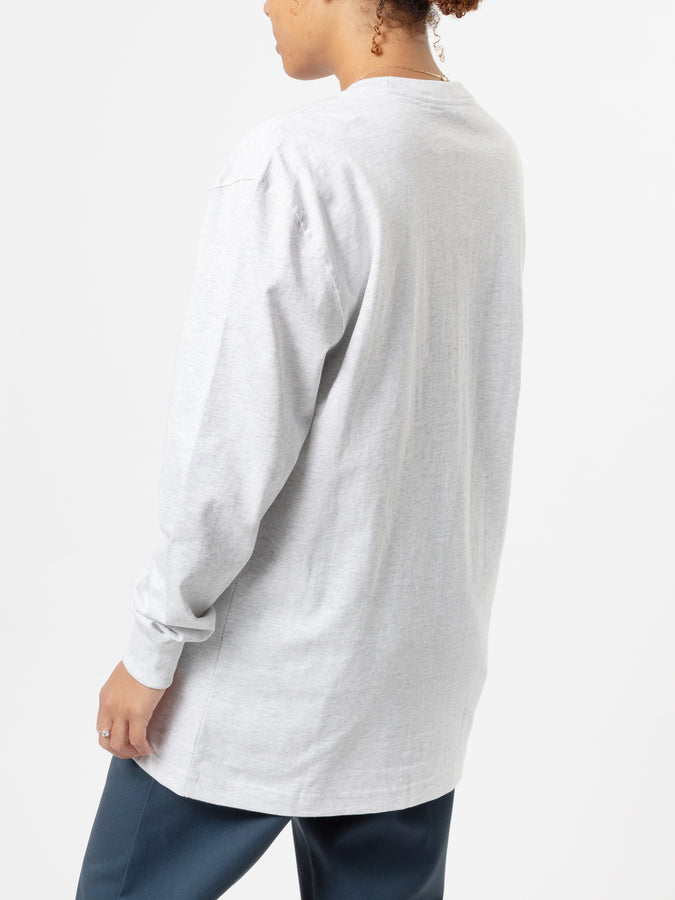 Dickies Heavyweight Pocket Long Sleeve T-Shirt | ASH GREY (AG)
