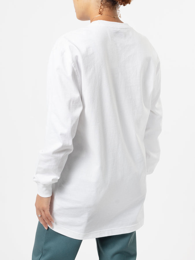 Dickies Heavyweight Pocket Long Sleeve T-Shirt | WHITE (WH)