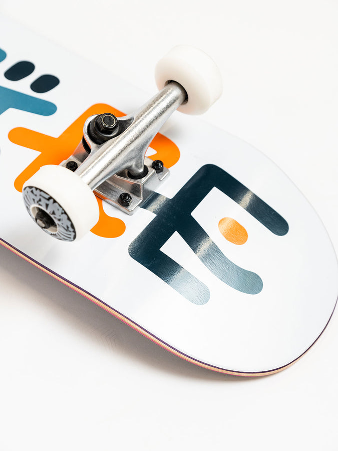 Empire Letters White 7.75 Complete Skateboard | WHITE