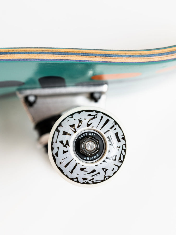 Empire Letters Turquoise 7.625 Complete Skateboard | TURQUOISE