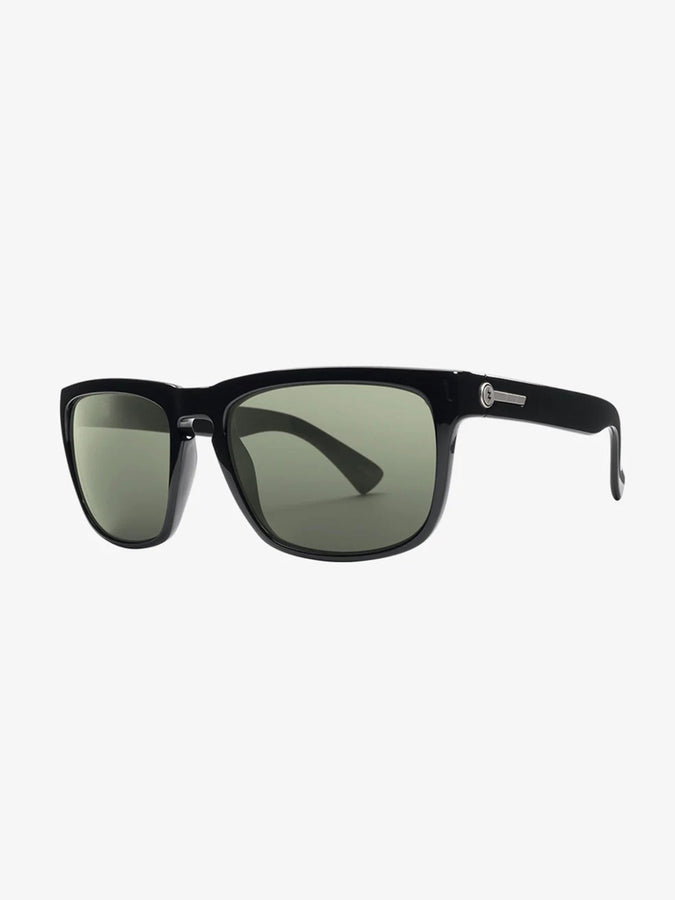 Electric Knoxville Gloss Black Grey Polarized Sunglasses | GLOSS BLACK/MLN GREY POL