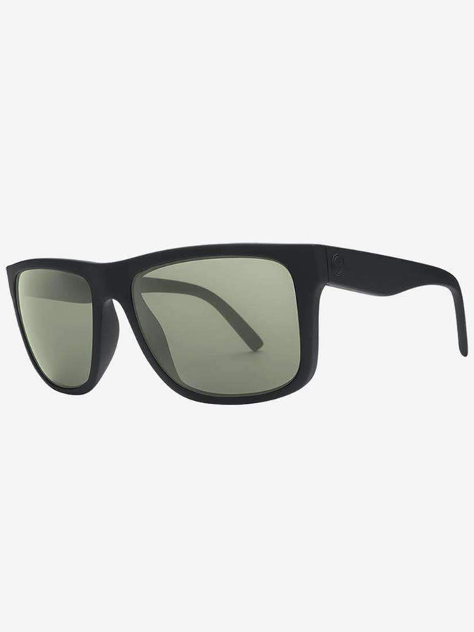 Electric Swingarm XL Black Grey Polarized Sunglasses | MATTE BLACK/GREY POL