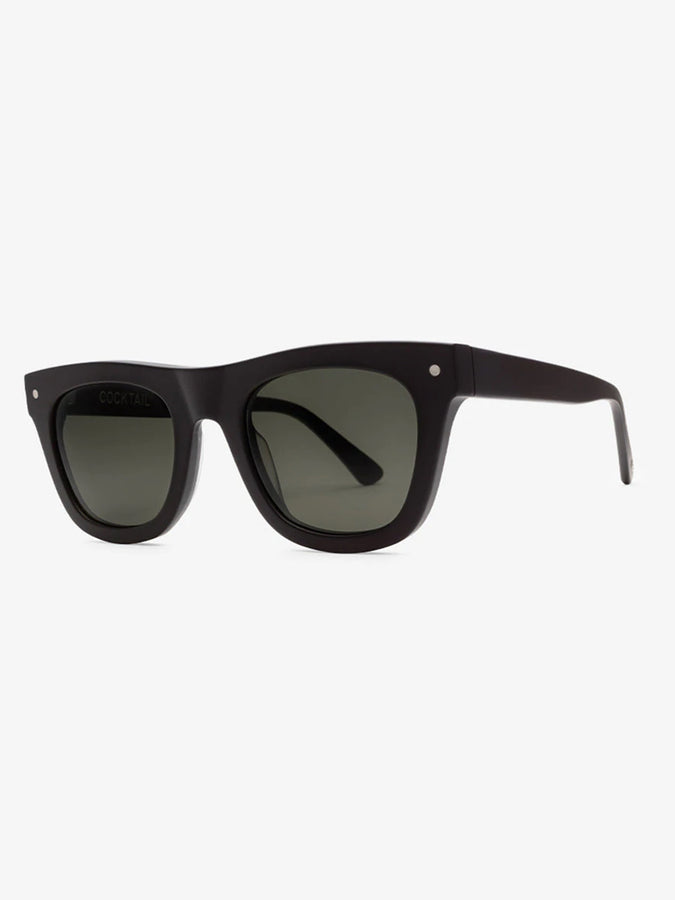Electric Cocktail Polarized Sunglasses | MATTE BLACK/GREY POL