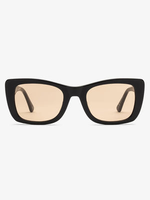 Electric Portofino Gloss Black/Amber Sunglasses