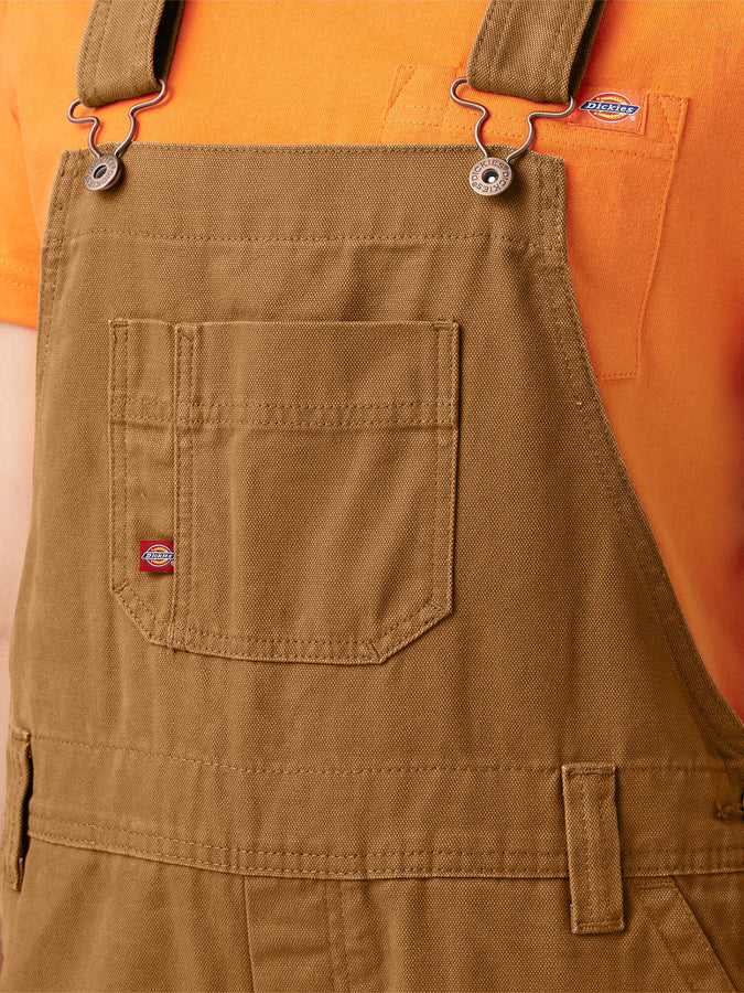 Dickies Spring 2023 Relaxed Overall | RINSED BROWN DUCK (RBD)
