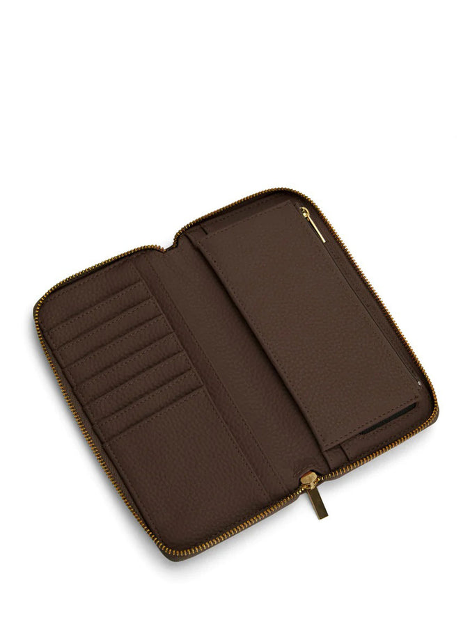 Matt & Nat Central Purity Collection Wallet | CHOCOLATE