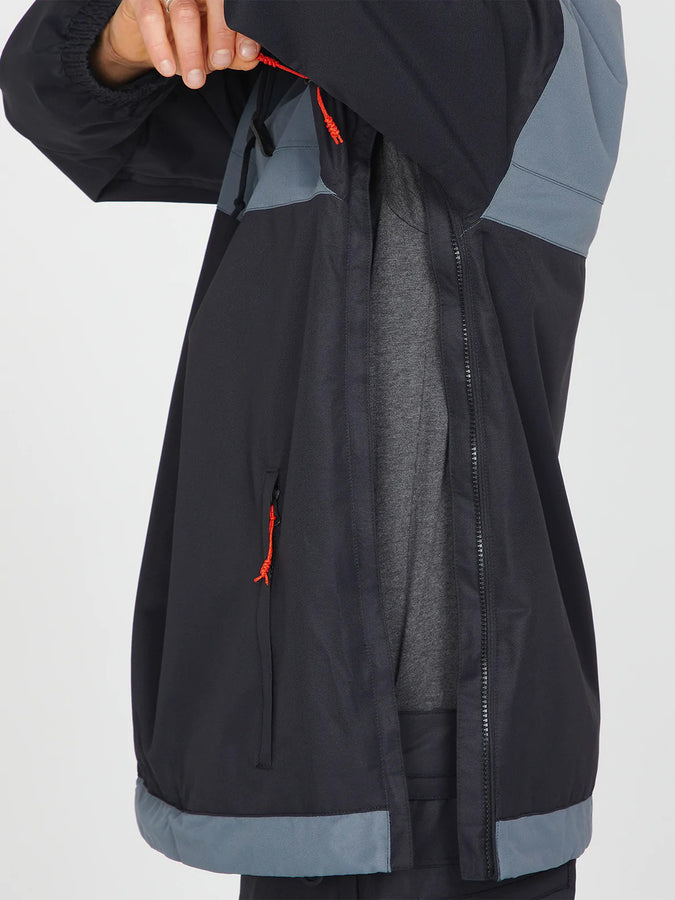 Volcom Longo Anorak Snowboard Jacket 2023 | BLACK (BLK)