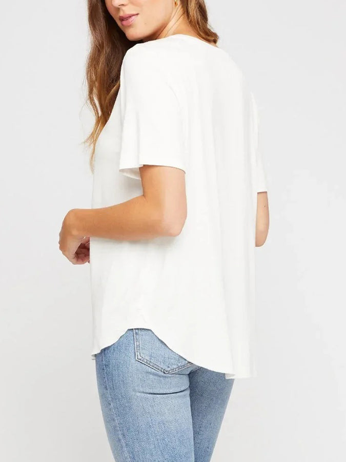 Gentle Fawn Spring 2023 Lewis T-Shirt | WHITE