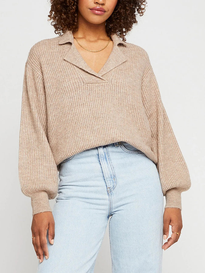 Gentle Fawn Spring 2023 Astoria Sweater | HEATHER TAUPE