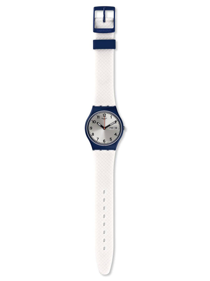 Swatch White Delight Watch | WHITE/BLUE